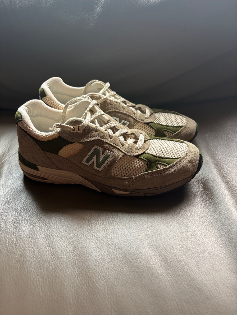 New Balance 991 Aimé Leon Dore W991CRS Grey Suede Low Top Sneakers 8